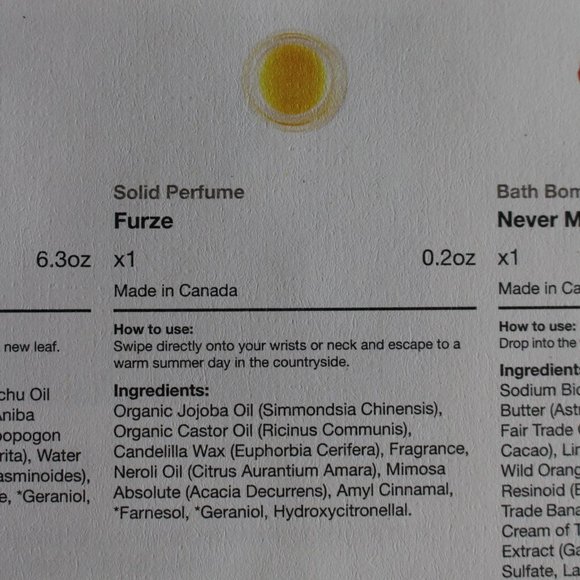 Furze Solid P*rfume - Lush Kitchen March 2024 - Picture 5 of 5